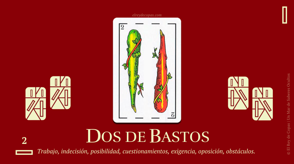 El Dos de Bastos y su significado en La Baraja Española