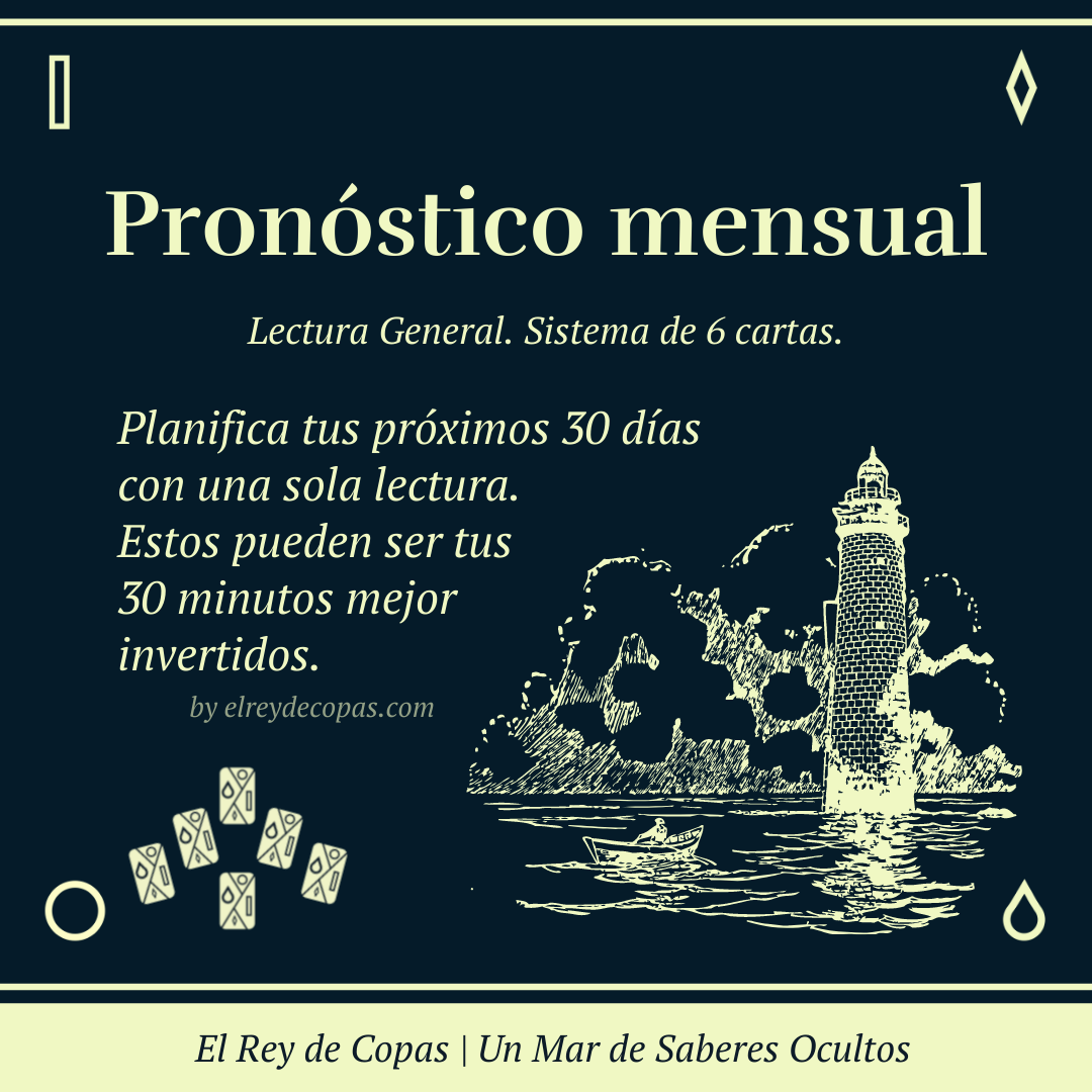 Pronóstico Mensual - Baraja Española - Sistema de Lectura